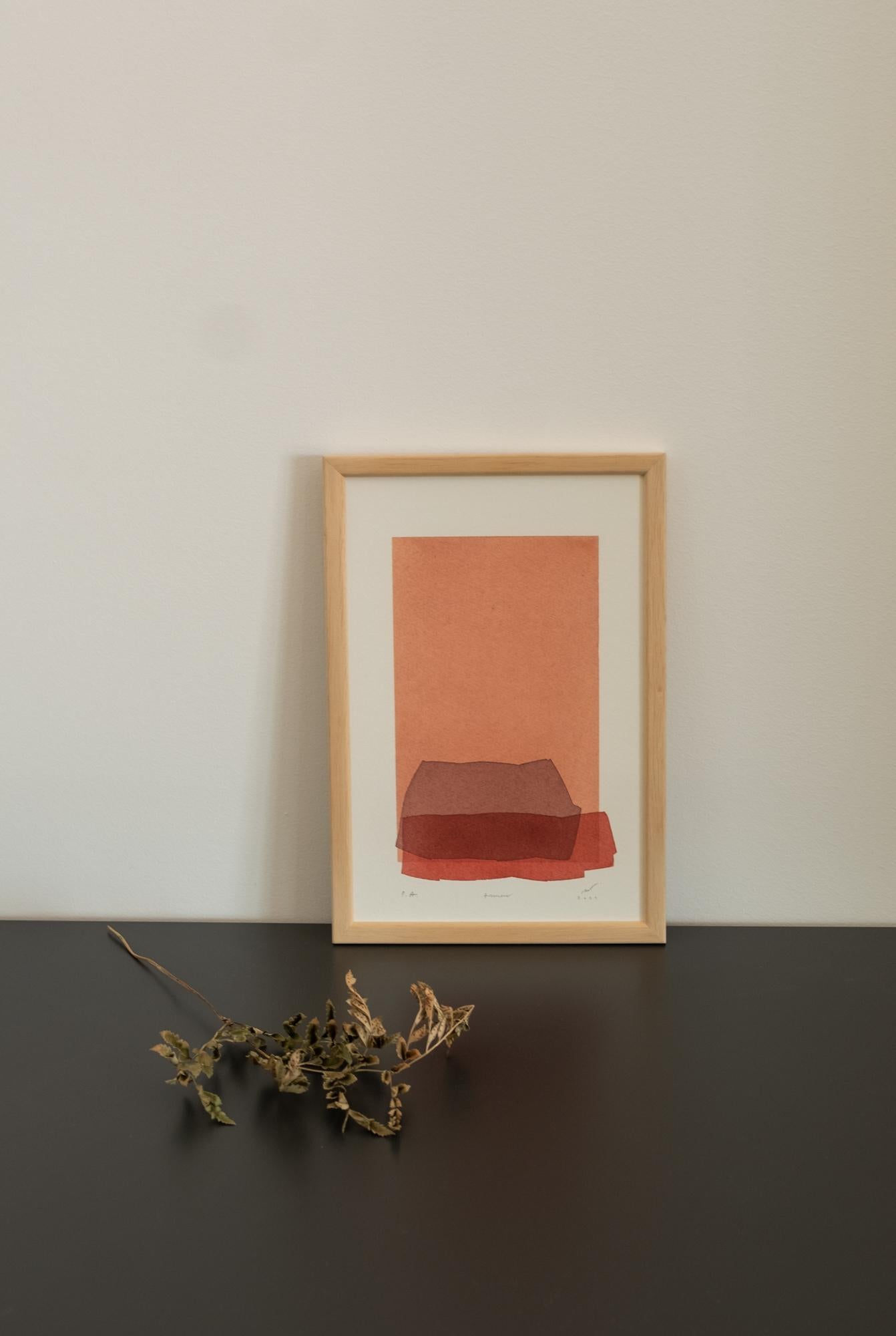 Die Aquarelle von Marta Cruz befassen sich mit der Beziehung zwischen Raum und Zeit, ausgedrückt durch Farbe und Komposition. Der Designer nutzt sie als Instrumente und arbeitet mit einem Zusammenspiel verschiedener Formen und Schichten. Sie