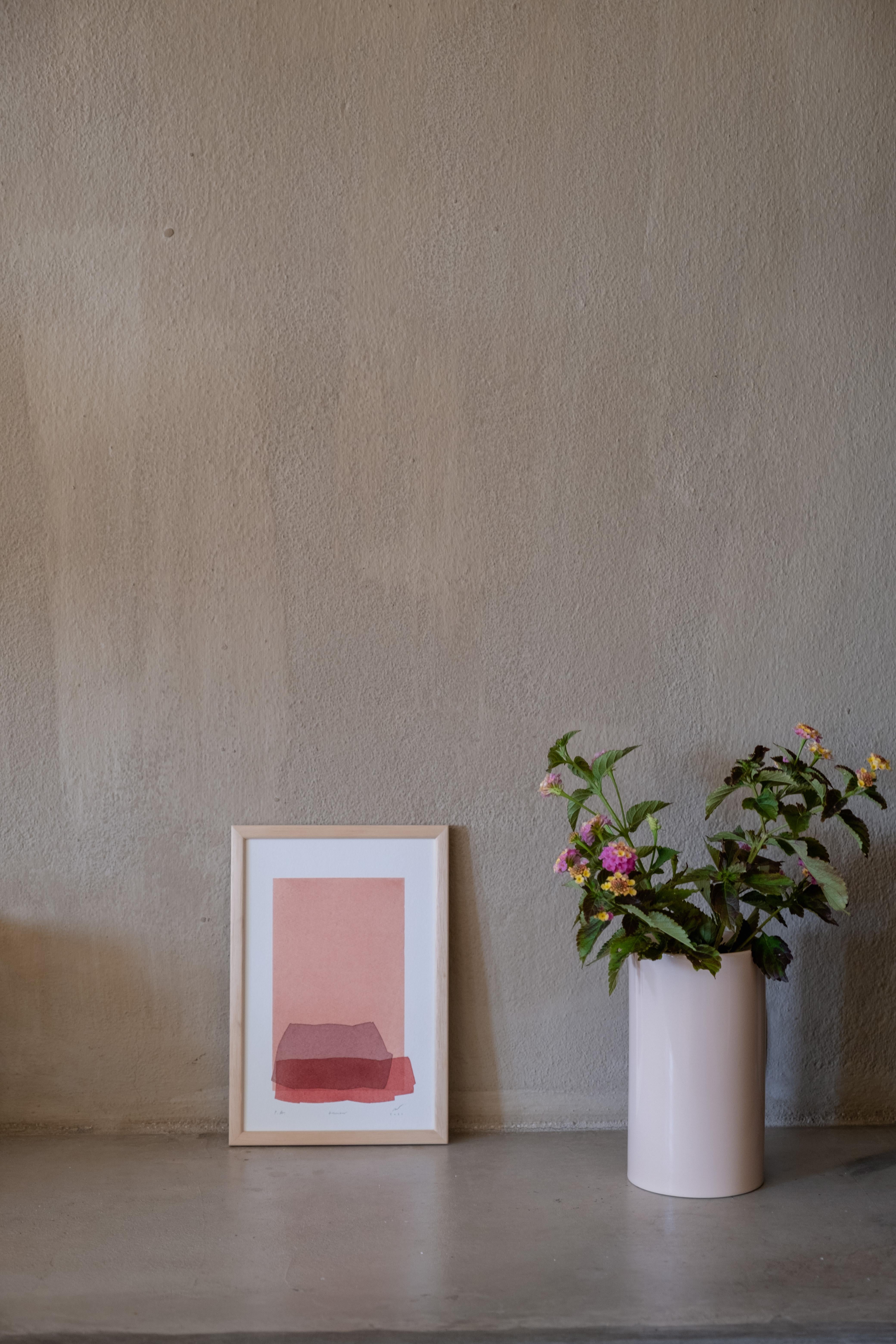 TAMEN - Minimalistischer moderner Aquarelldruck im Zustand „Neu“ im Angebot in Lisboa, Lisboa