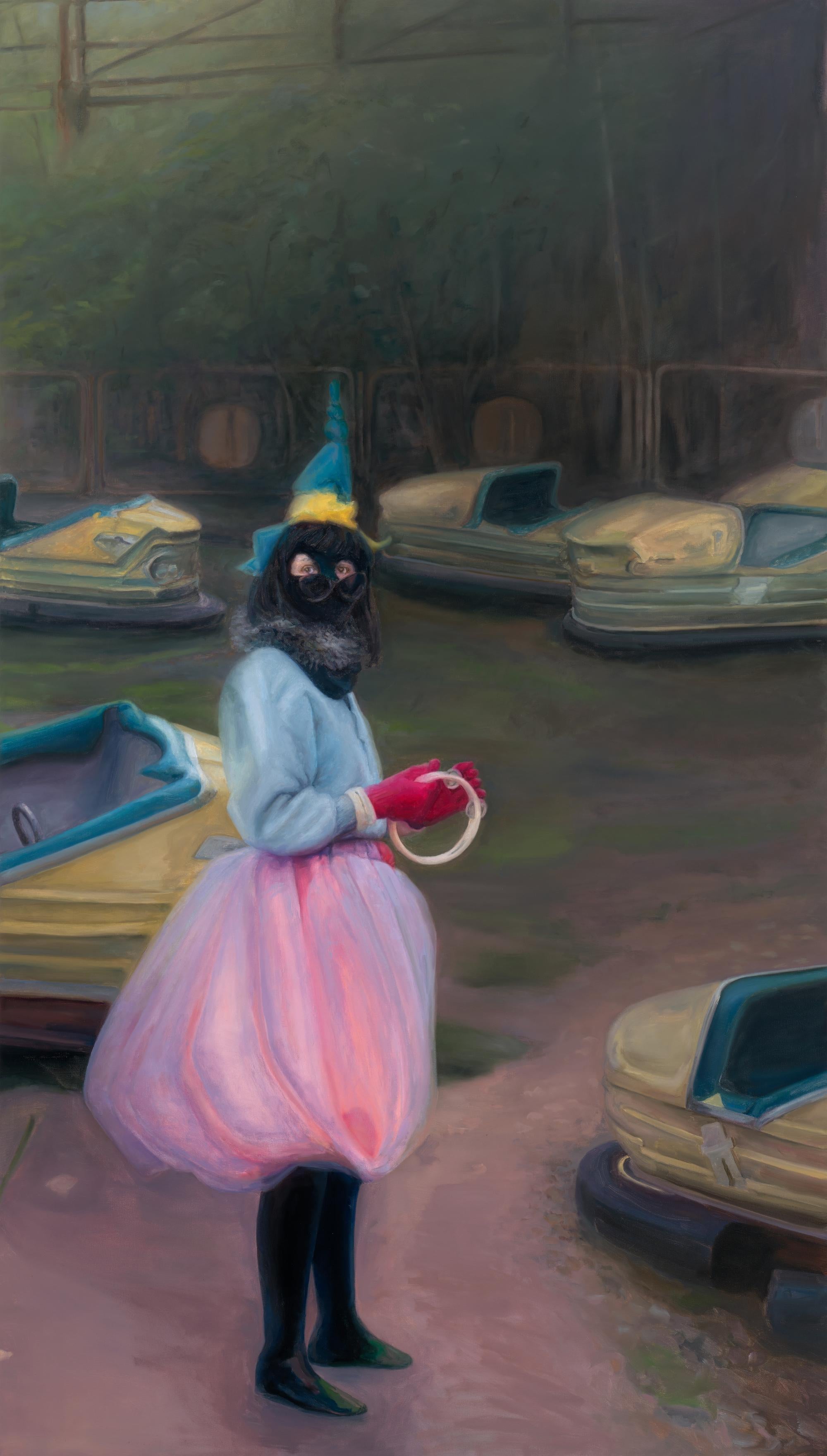 Amusement Park (diptych) - Painting by Tamera Avery