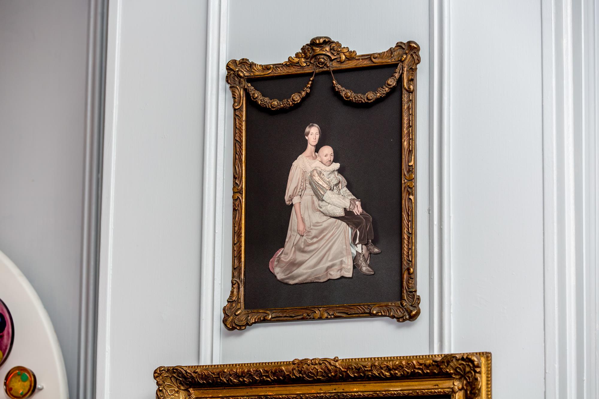 Tami Bahat Portrait Photograph - Old Master Influenced Photography - The Arrangement, Framed Archival Pigment 