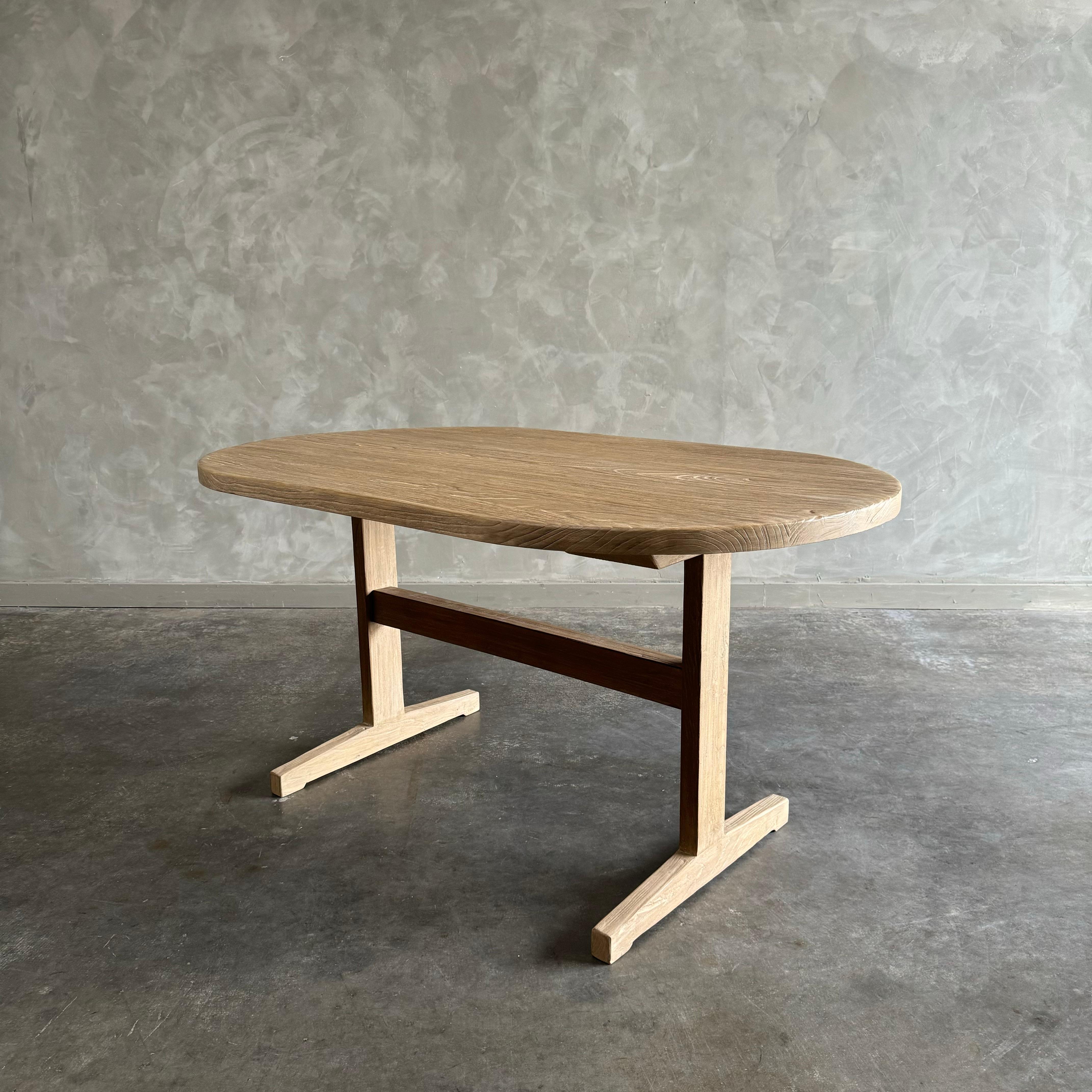 Elm Tami Oval Dining Table For Sale