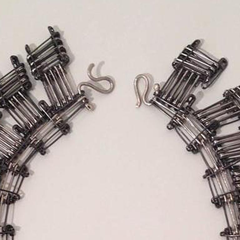 safety pin sculpture