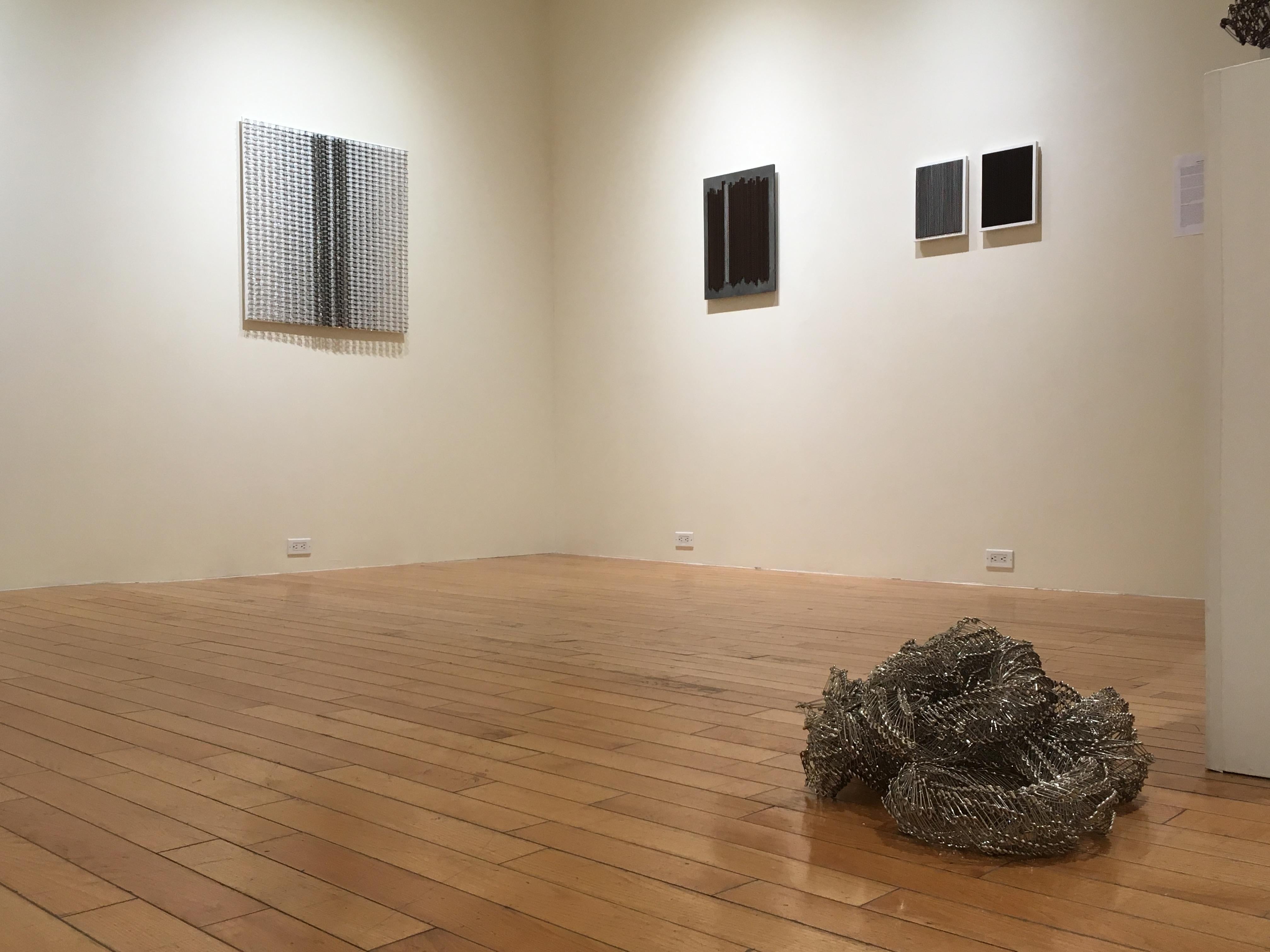 Tamiko Kawata, CBL-1, minimalist cardboard, acrylic sculpture, 2018 1