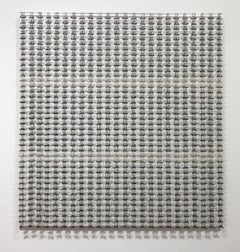 Tamiko Kawata, Permutation 9, Safety pins sculpture, 2018