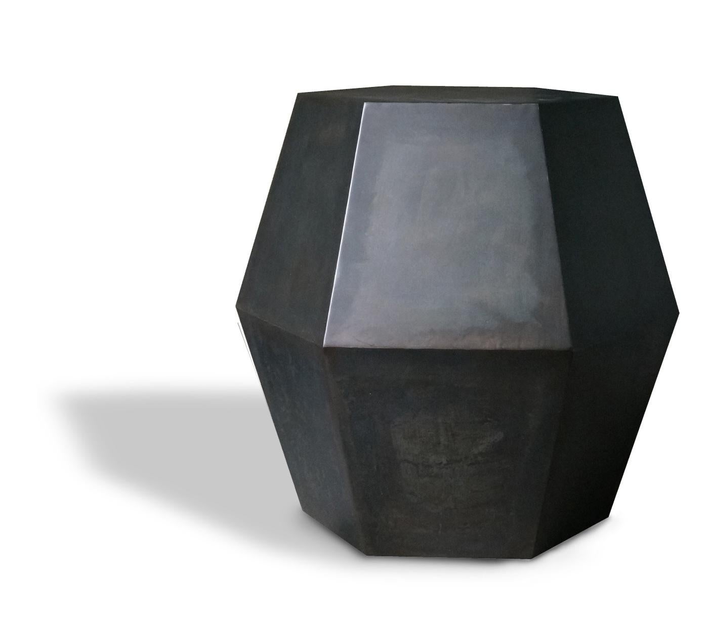 Hex Modern Side Table in Steel from Costantini, Tamino

Measurements are 17