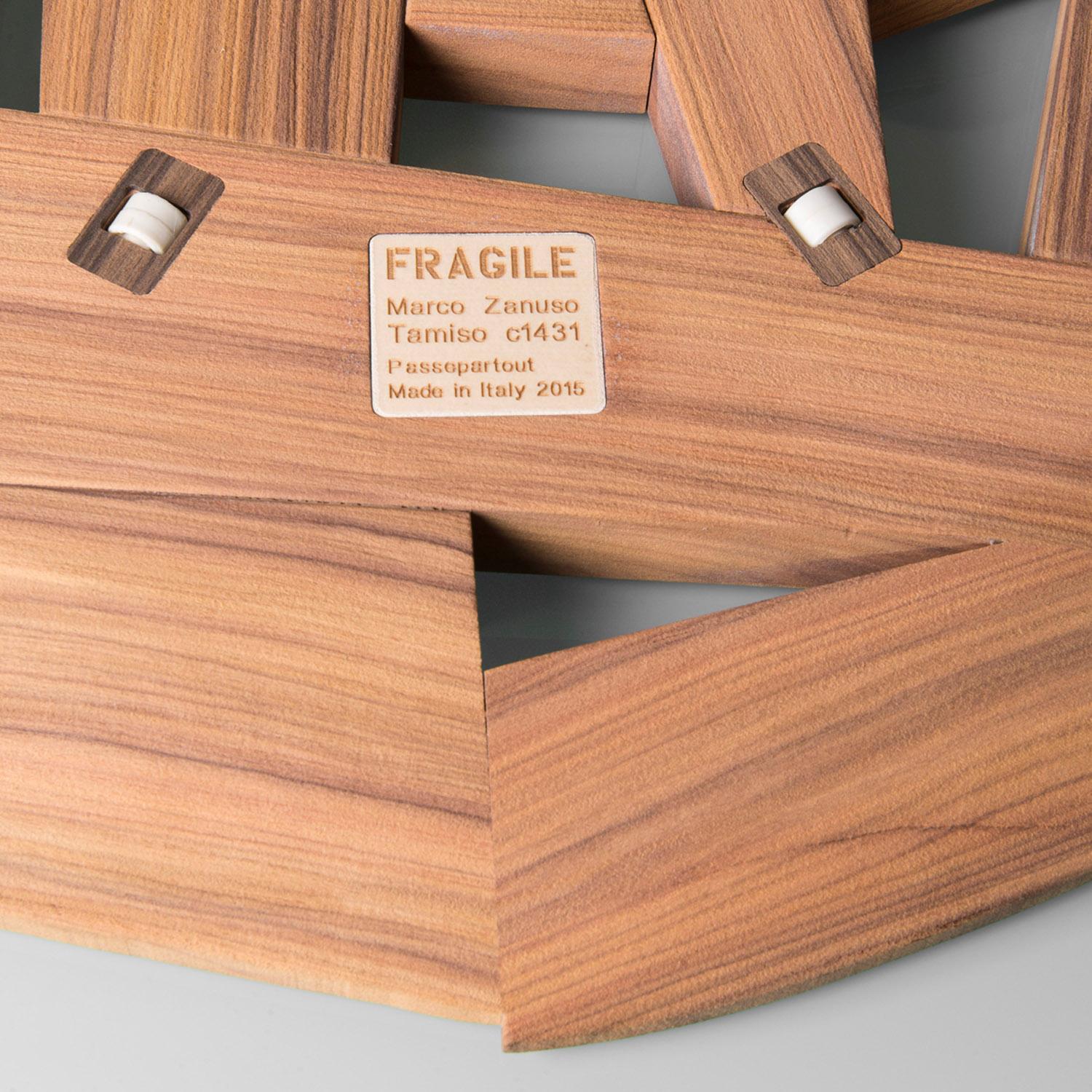 Centre de table Tamiso de Marco Zanuso Jr pour Fragile Edizioni, 2015 à Santos Wood en vente 2
