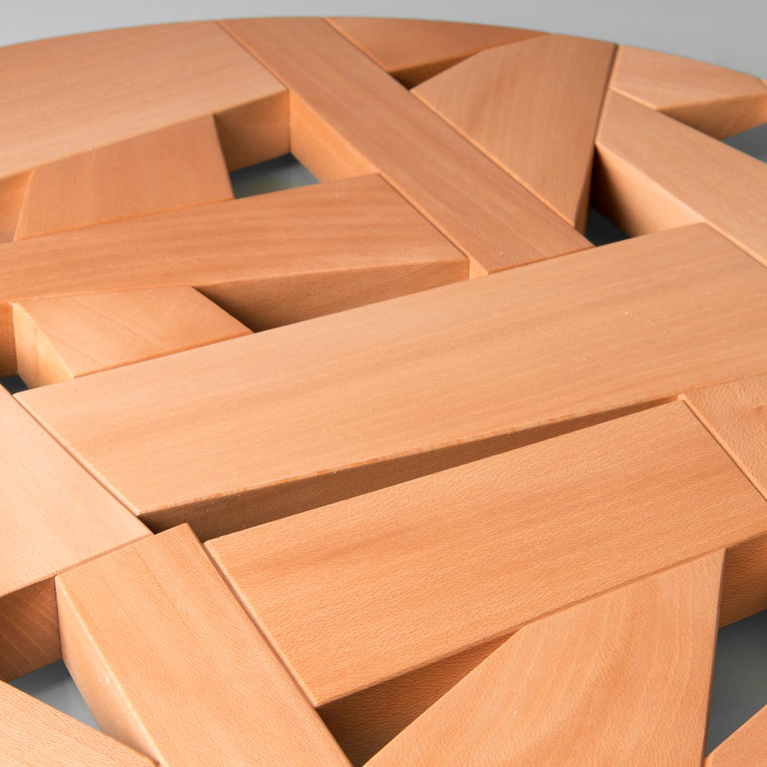 Centre de table Tamiso de Marco Zanuso Jr pour Fragile Edizioni 2015 en Sycamore en vente 3