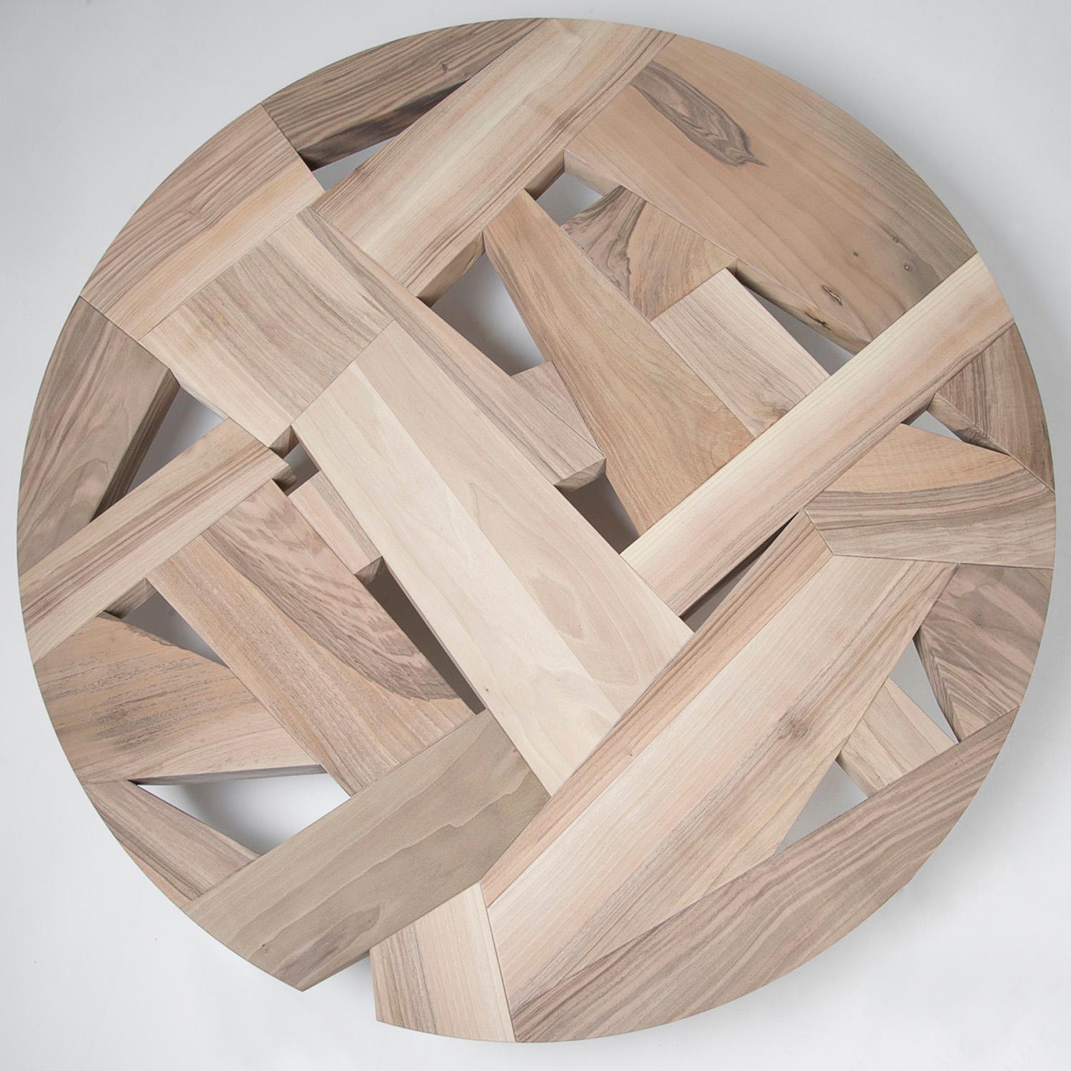 Table basse Tamiso de Marco Zanuso Jr pour Fragile Edizioni, 2015, noyer massif en vente 2