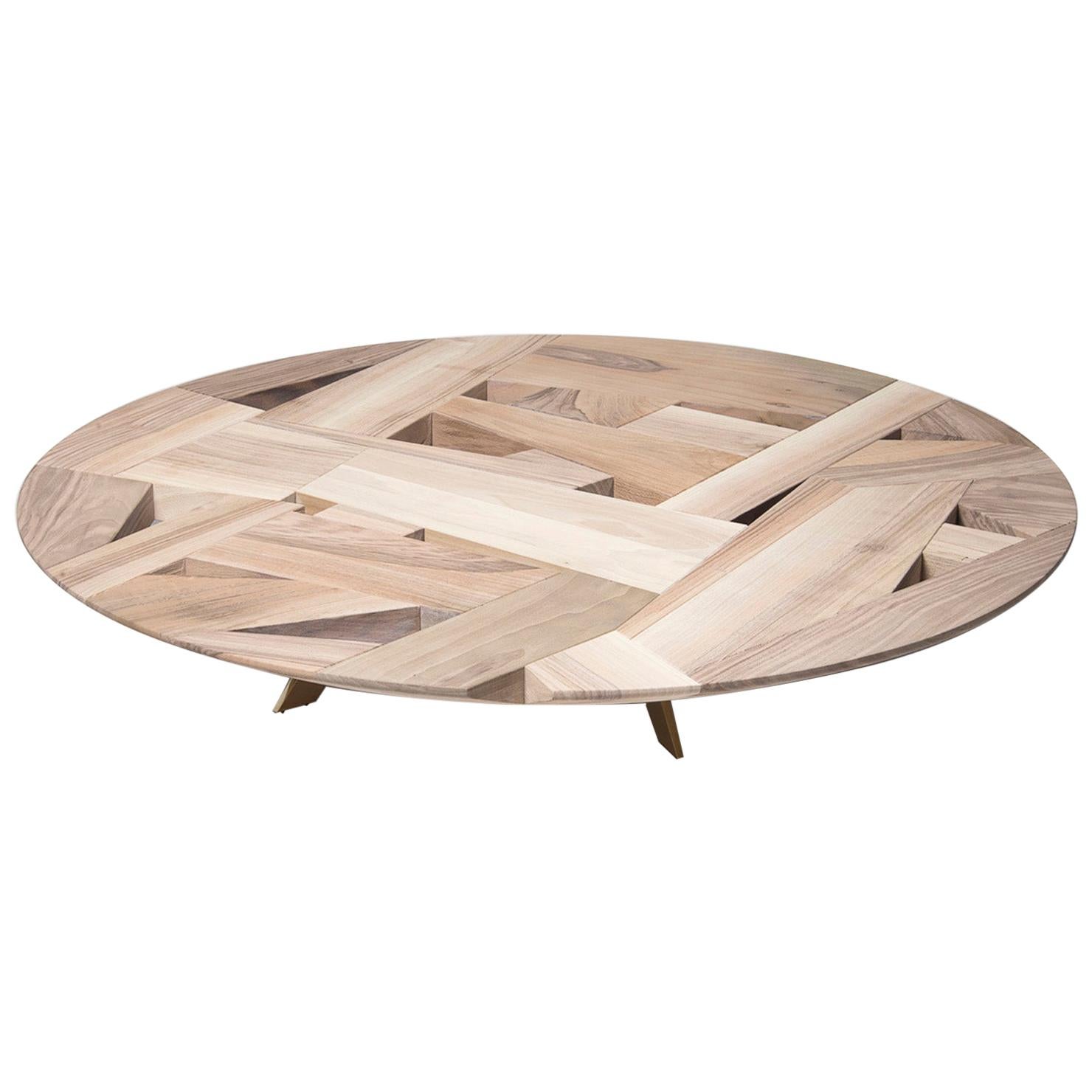 "Tamiso" Low Table by Marco Zanuso Jr for Fragile Edizioni, 2015, Solid Walnut For Sale
