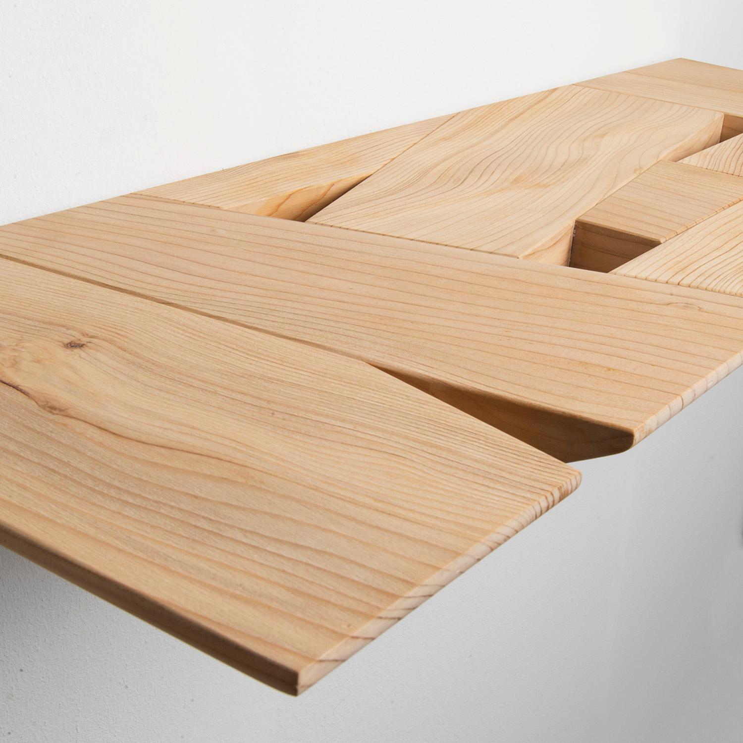 Paar Konsolen „ Tamiso“ von Marco Zanuso Jr für Fragile Edizioni, 2015 in Zedernholz im Angebot 4