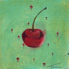 "Jubileo de cerezas" (2024) Por Tammi Otis, Pintura al óleo original