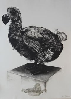 Tammy Mackay, Gone, Dodo Art, Contemporary Print, Affordable Art, Monochrome Art