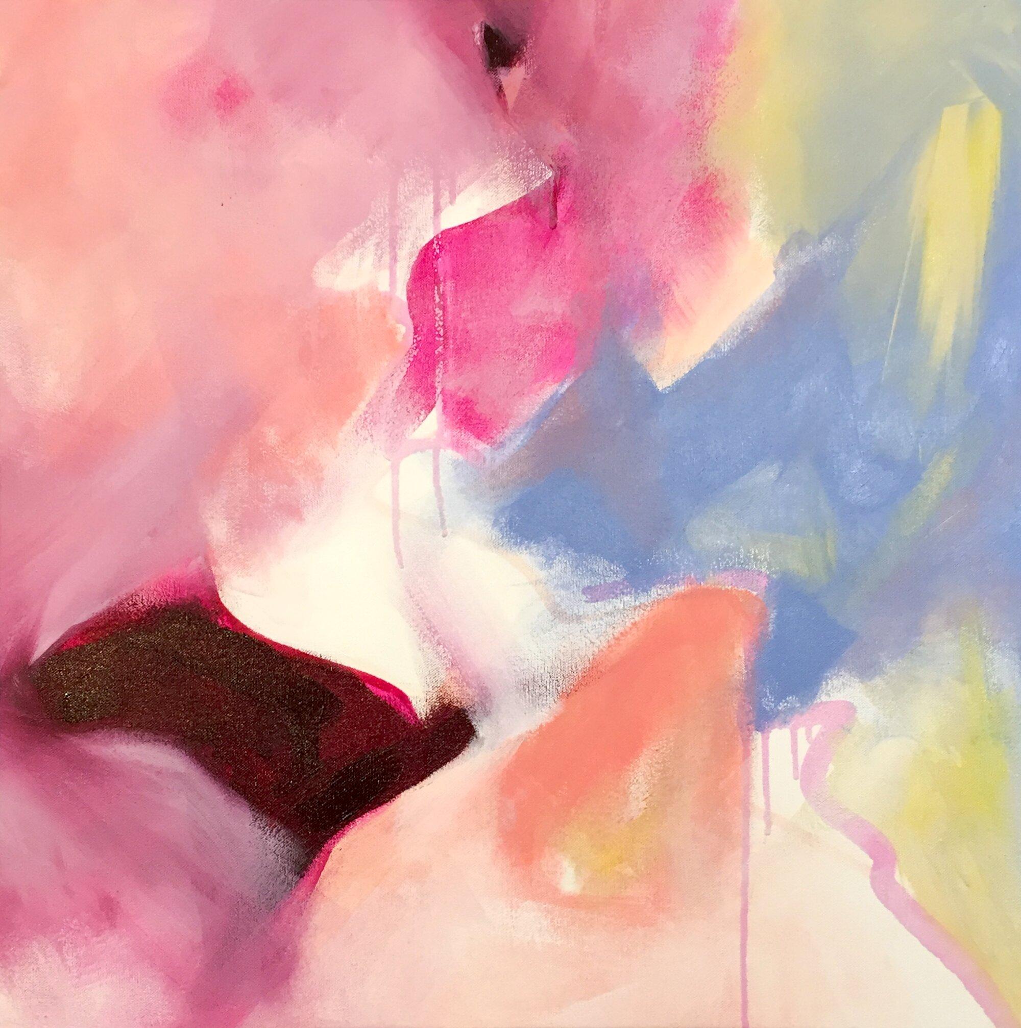 Tammy Silbermann Abstract Painting – Süßheit, Gemälde, Acryl auf Leinwand