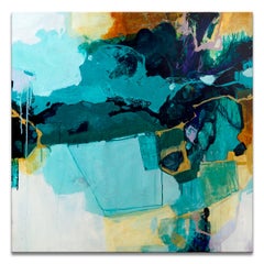 'A Left Turn at the Beach' Canvas Original Abstract Painting by Tammy Keller