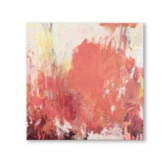 'Fan Coral' Original Wrapped Canvas Abstract Painting by Tammy Keller