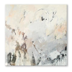 'Neutral Nights' Original Wrapped Canvas Abstract Painting by Tammy Keller