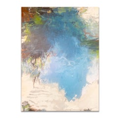 'Rippled Sky' Original Wrapped Canvas Abstract Painting by Tammy Keller