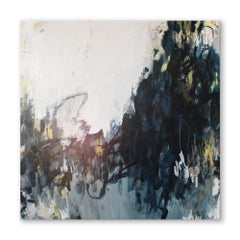'Street Lights' Original Wrapped Canvas Abstract Painting by Tammy Keller