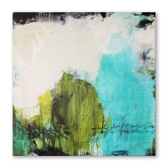 'Written in Time' Original Wrapped Canvas Abstract Painting by Tammy Keller