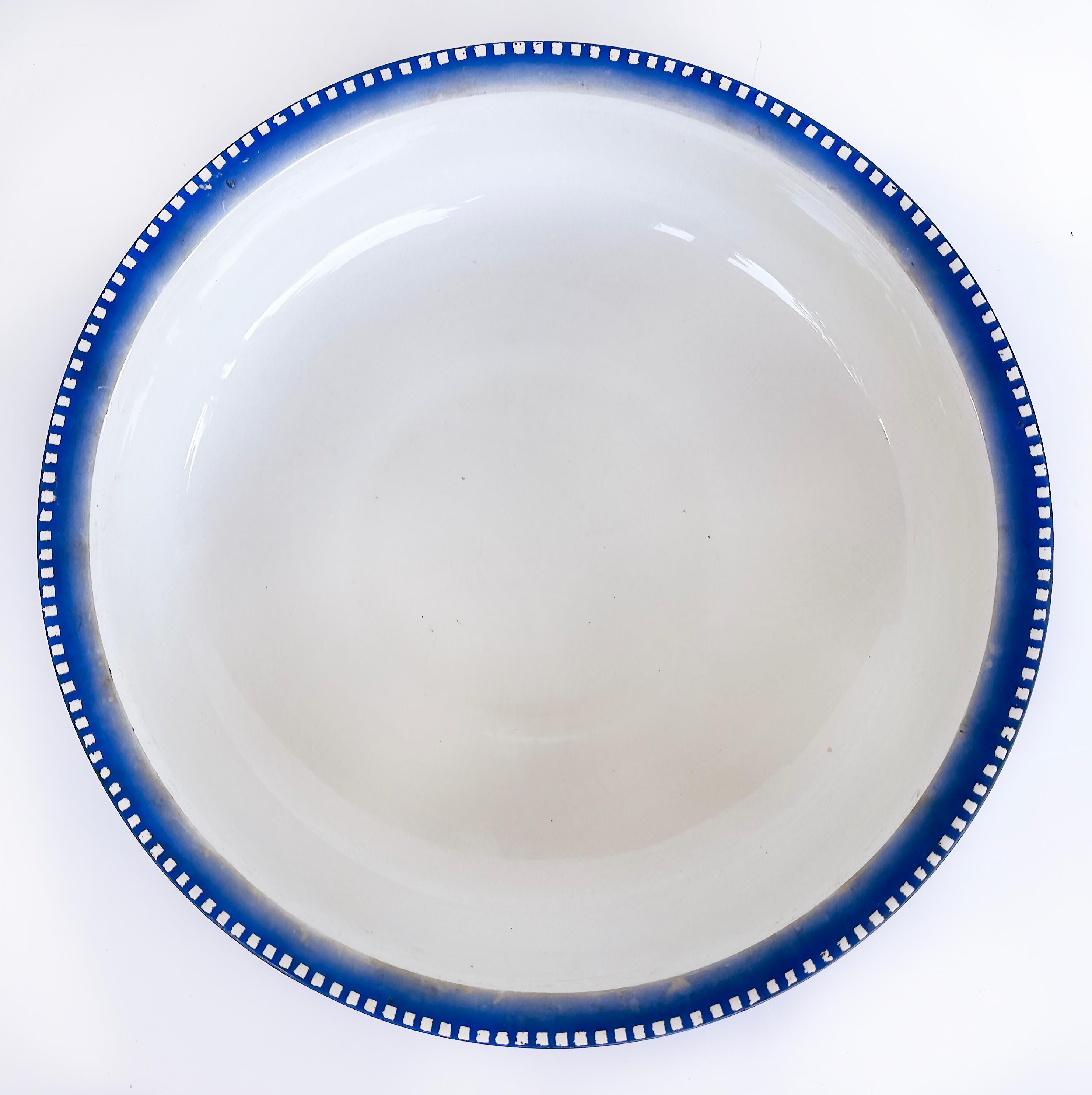 Ensemble de pichets en jaspe « Tams » de John Tams Ltd, Angleterre, bleu et blanc en vente 4