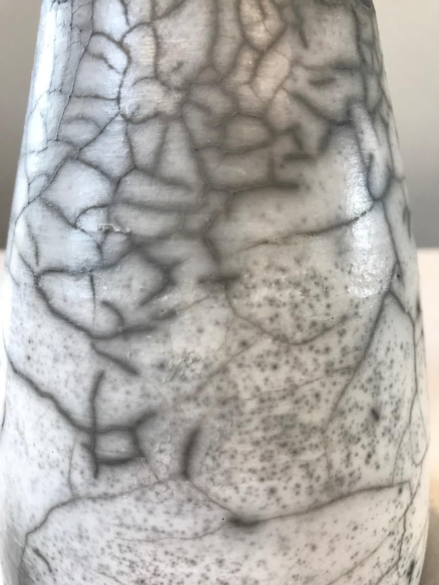 Naked Raku III est un vase en argile sculpté par Tamsin Levene. Tamsin est une sculpture en pierre et en argile qui se concentre sur les designs modernes. 

INFORMATIONS COMPLÉMENTAIRES :
Argile
17 H x 8,5 L cm (6,69 x 3,35 in)
Vendu sans
