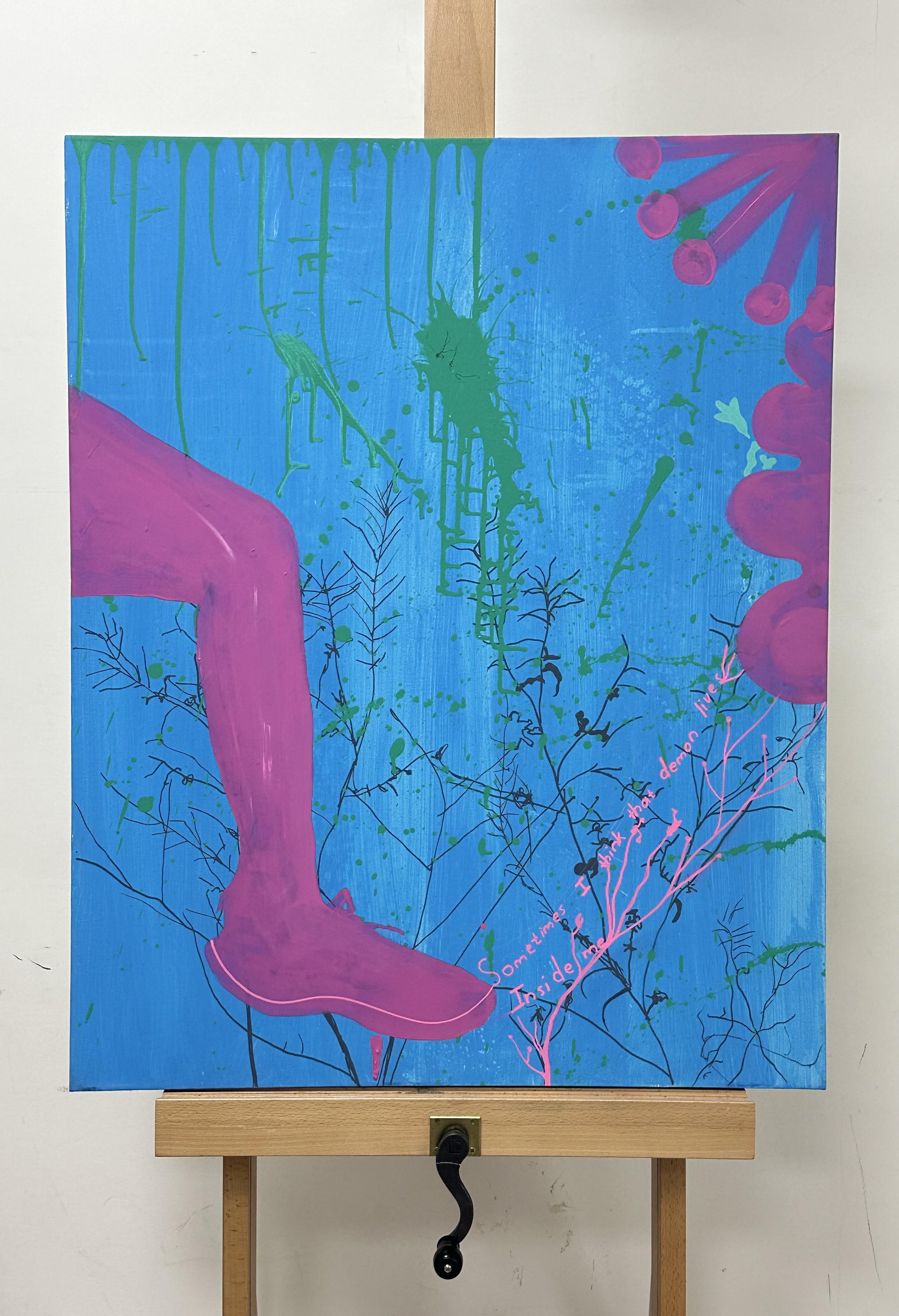 Arte contemporanea georgiana di Tamta Chachanidze - La gamba di Vakho in vendita 2