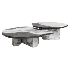 Tamuria Calacatta Satz von 2 Couchtisch