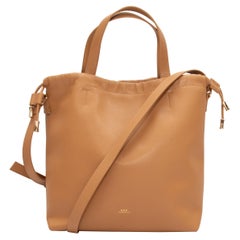 Tan A.P.C. Leather Shoulder Bag