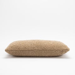 Tan Boucle Kidney Pillow By MOGUL