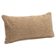 Tan Boucle Kidney Pillow By MOGUL