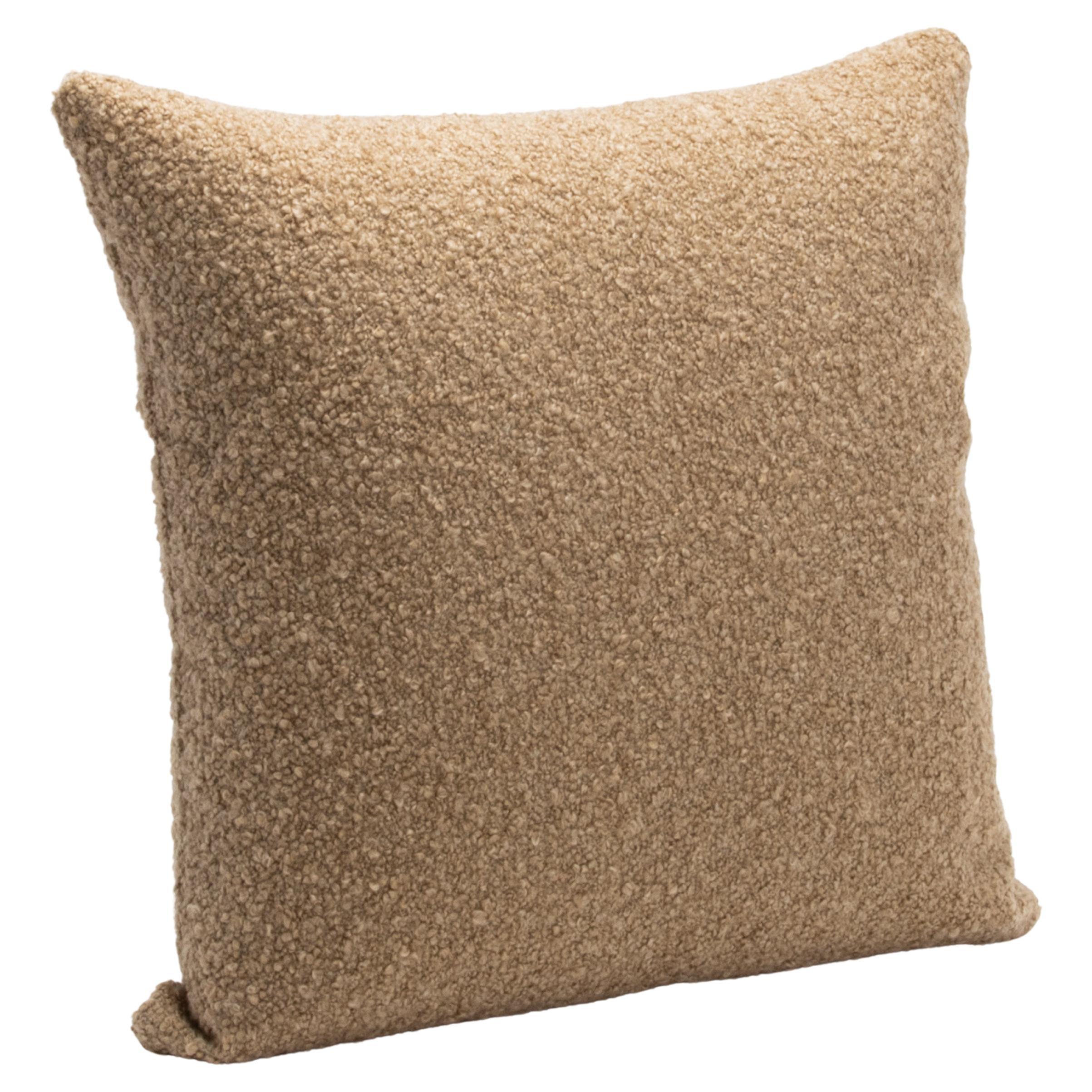 Tan Boucle Pillow By MOGUL