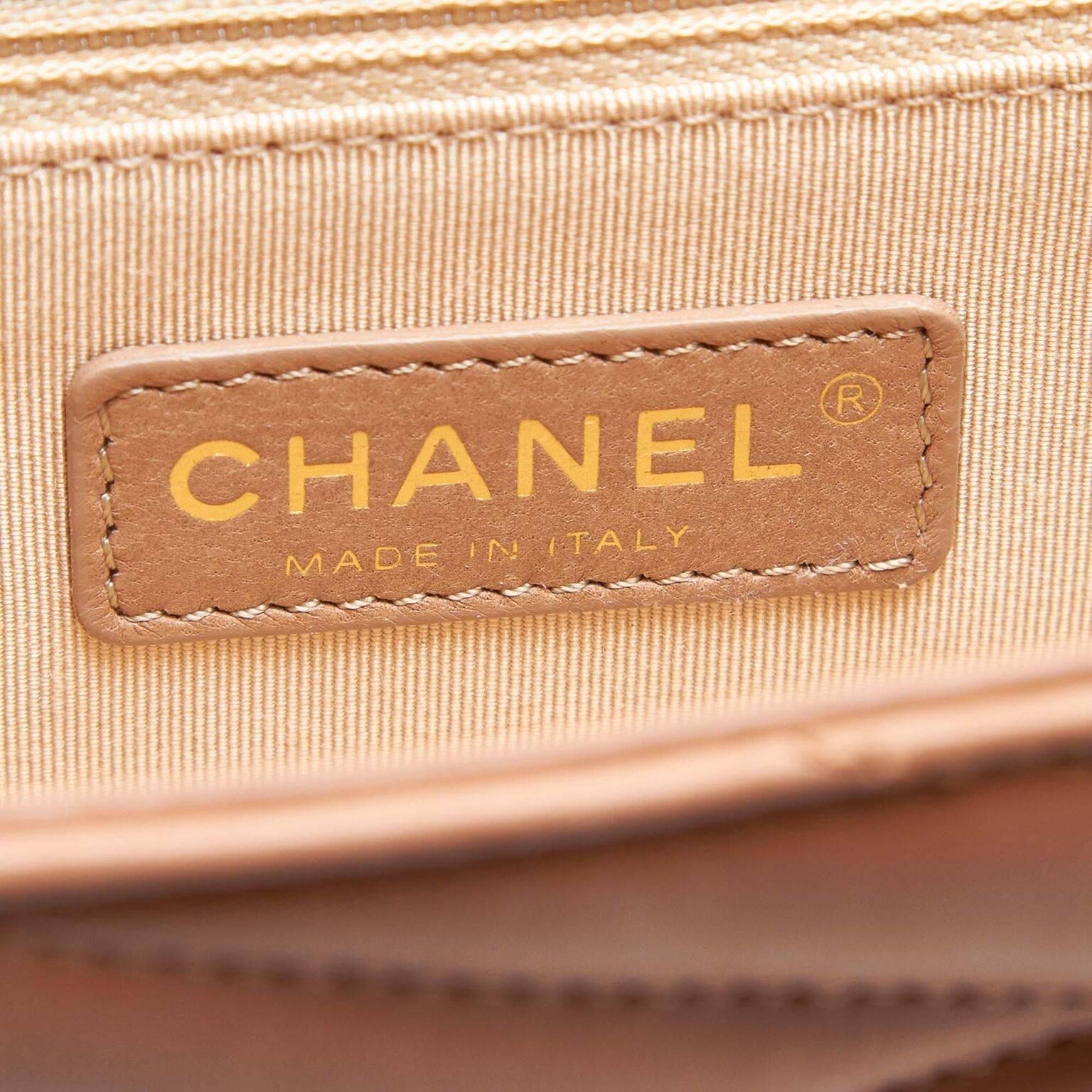 Women's Tan Chanel Medium Gabrielle Flap Bag