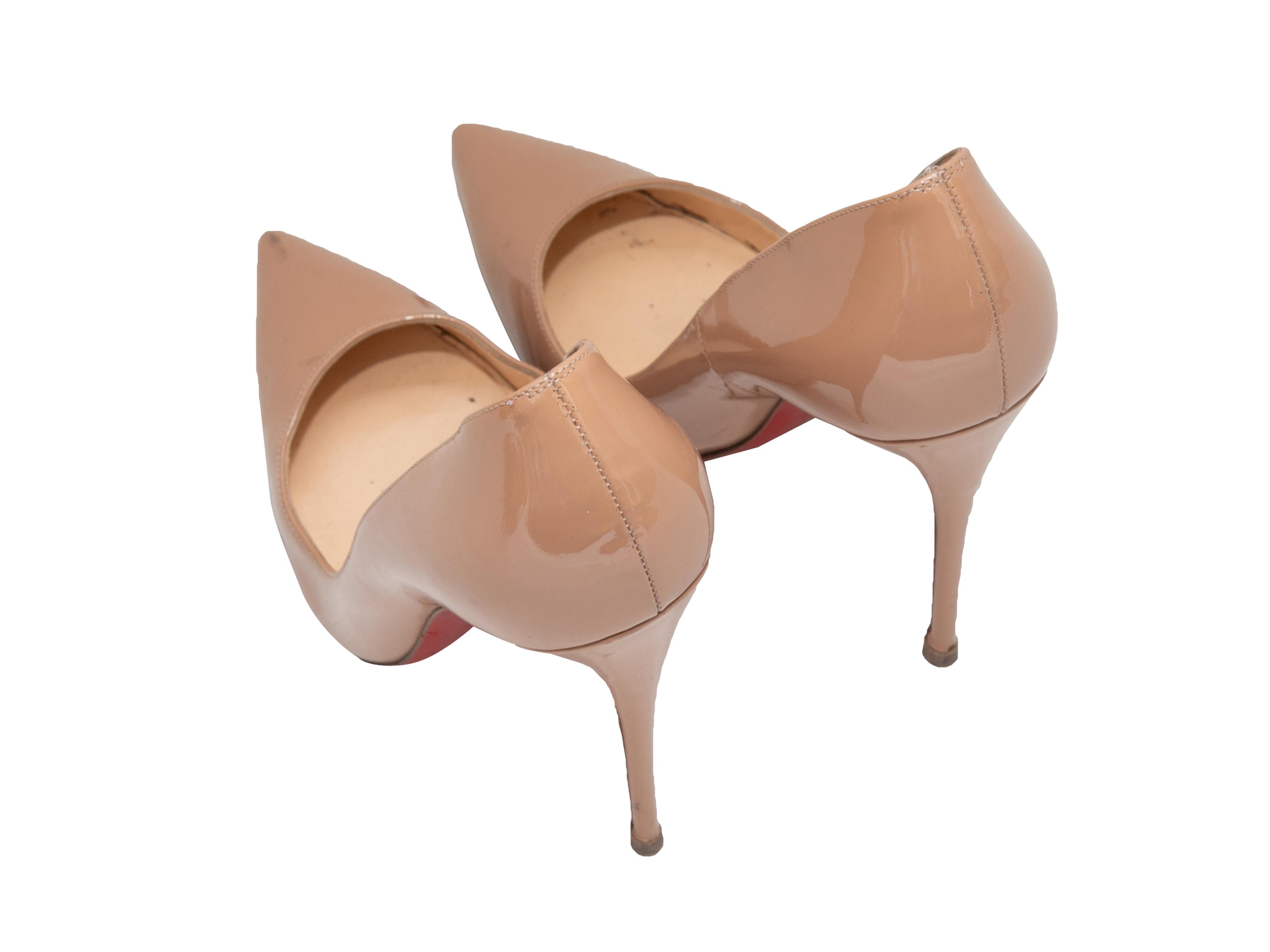 Bombas Tan Christian Louboutin Patent So Kate Talla 37 Marrón en venta