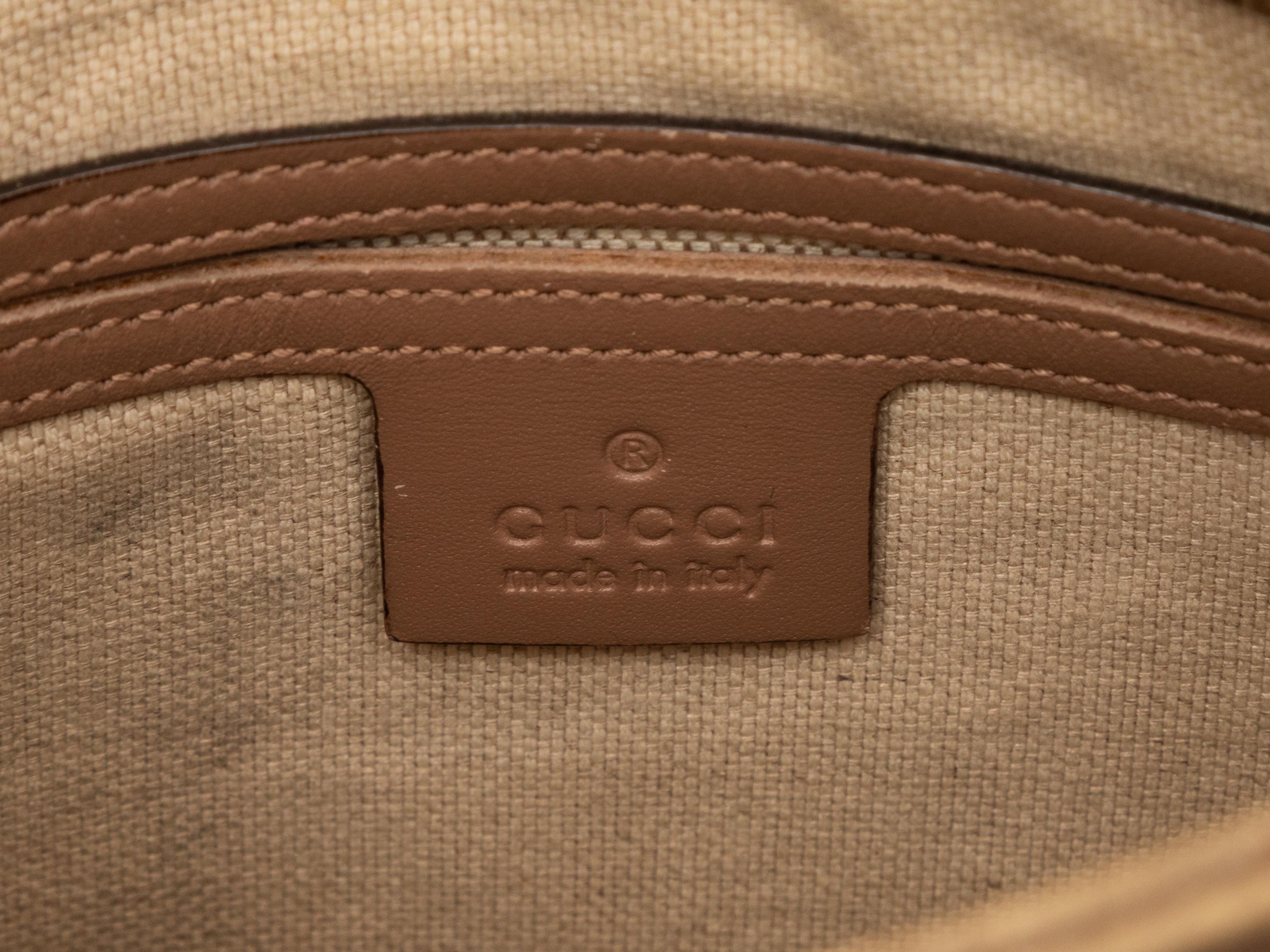 Women's Tan Gucci GG Supreme Crossbody Bag For Sale
