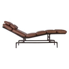 Tan Herman Miller Leather Eames ES-106 Chaise