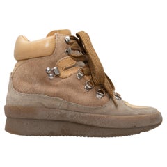 Tan Isabel Marant Stivali Sneaker Alti Taglia 7