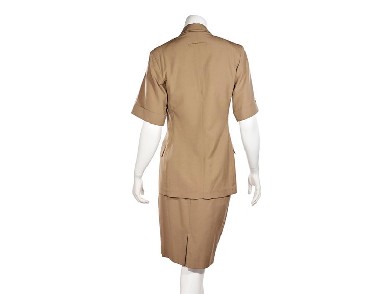 Tan Jean Paul Gaultier Femme Skirt Suit Set For Sale at 1stDibs | tan ...