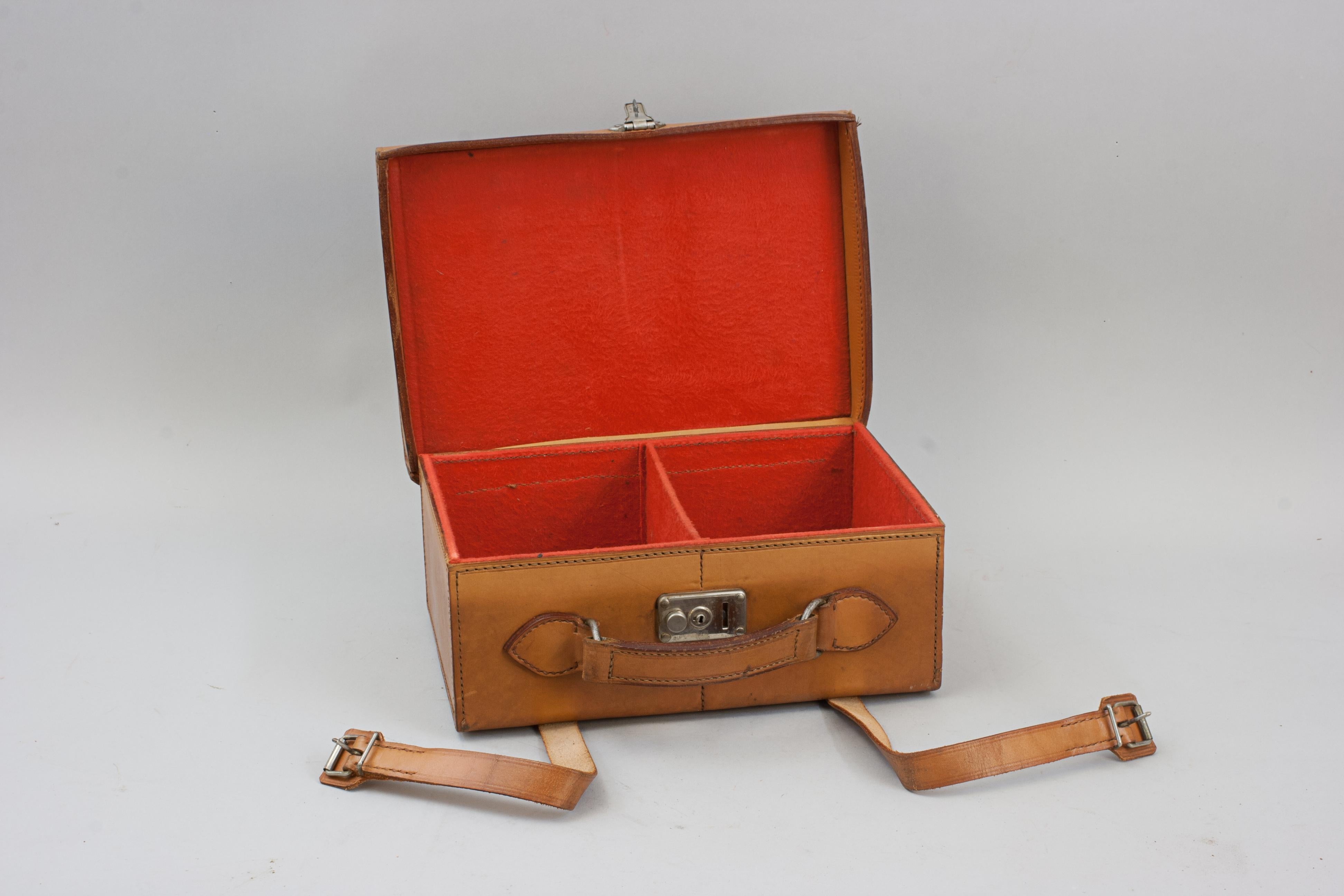 20th Century Tan Leather Cartridge Magazine For Sale