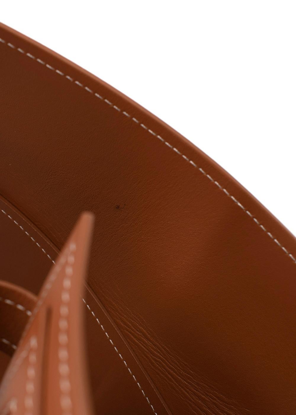 Tan Leather Obi Belt For Sale 5