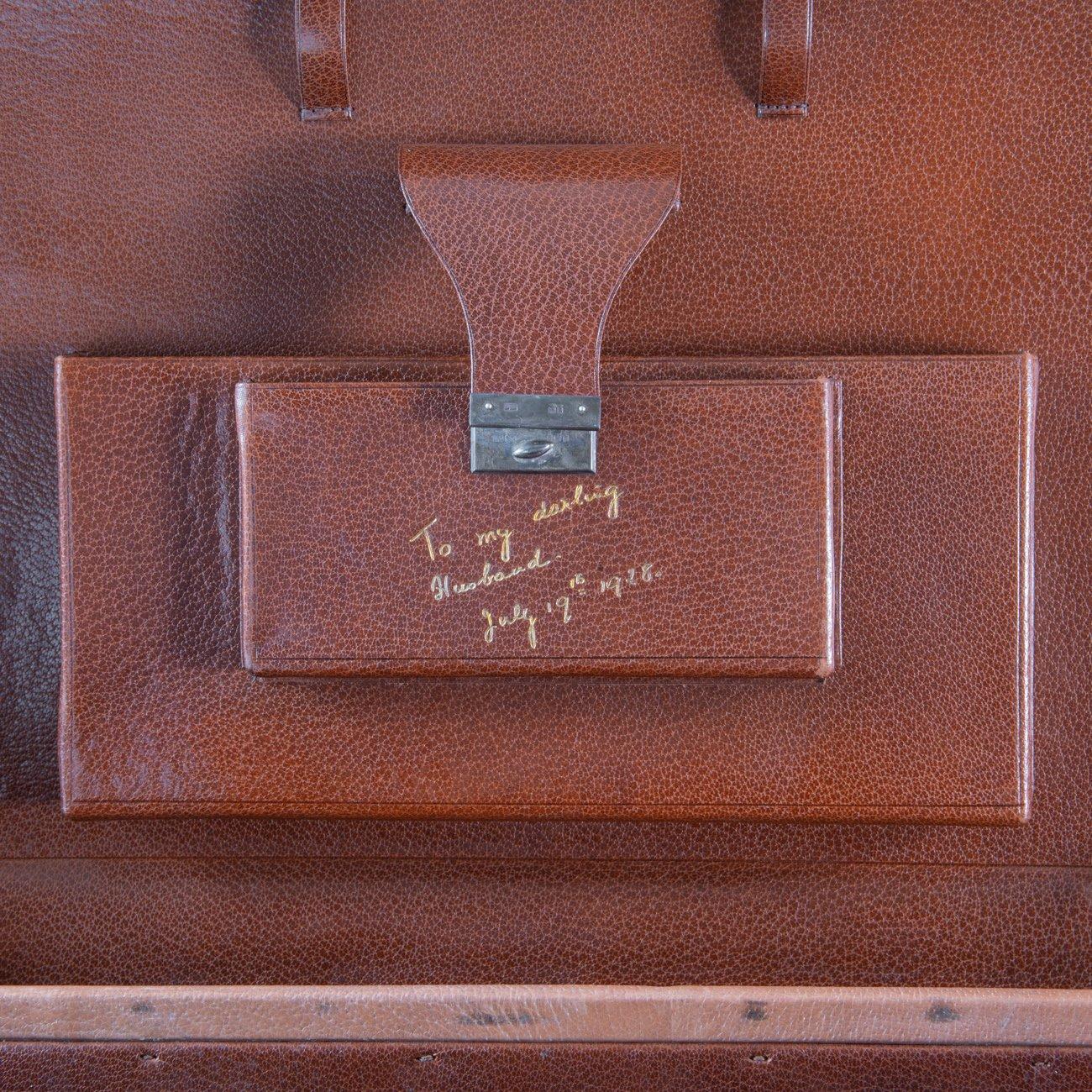 Tan Leather Suitcase, 1927 5
