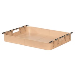Tan Leather Tray
