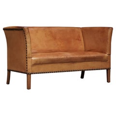 Tan Leather Two Seater Tan Leather Two Seater