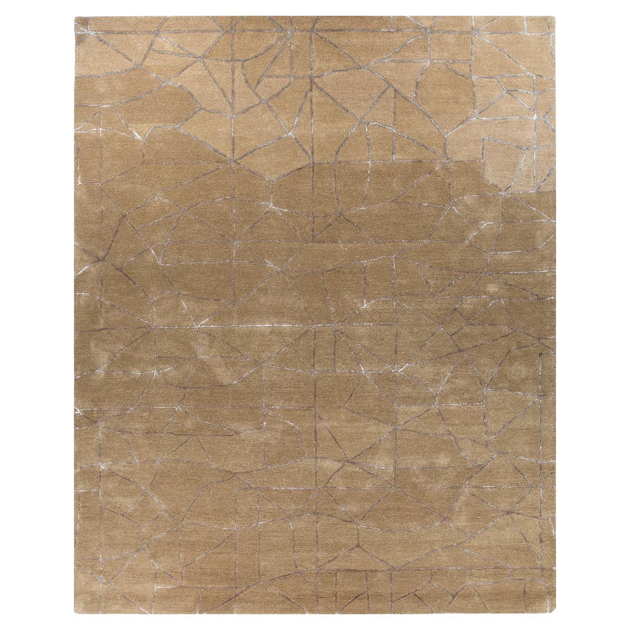 Tan Lines Rug by Rural Weavers, Tufted, Wool, Viscose, 240x300cm