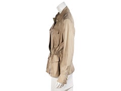 Tan Loro Piana Cotton/Silk-Blend Windbreaker