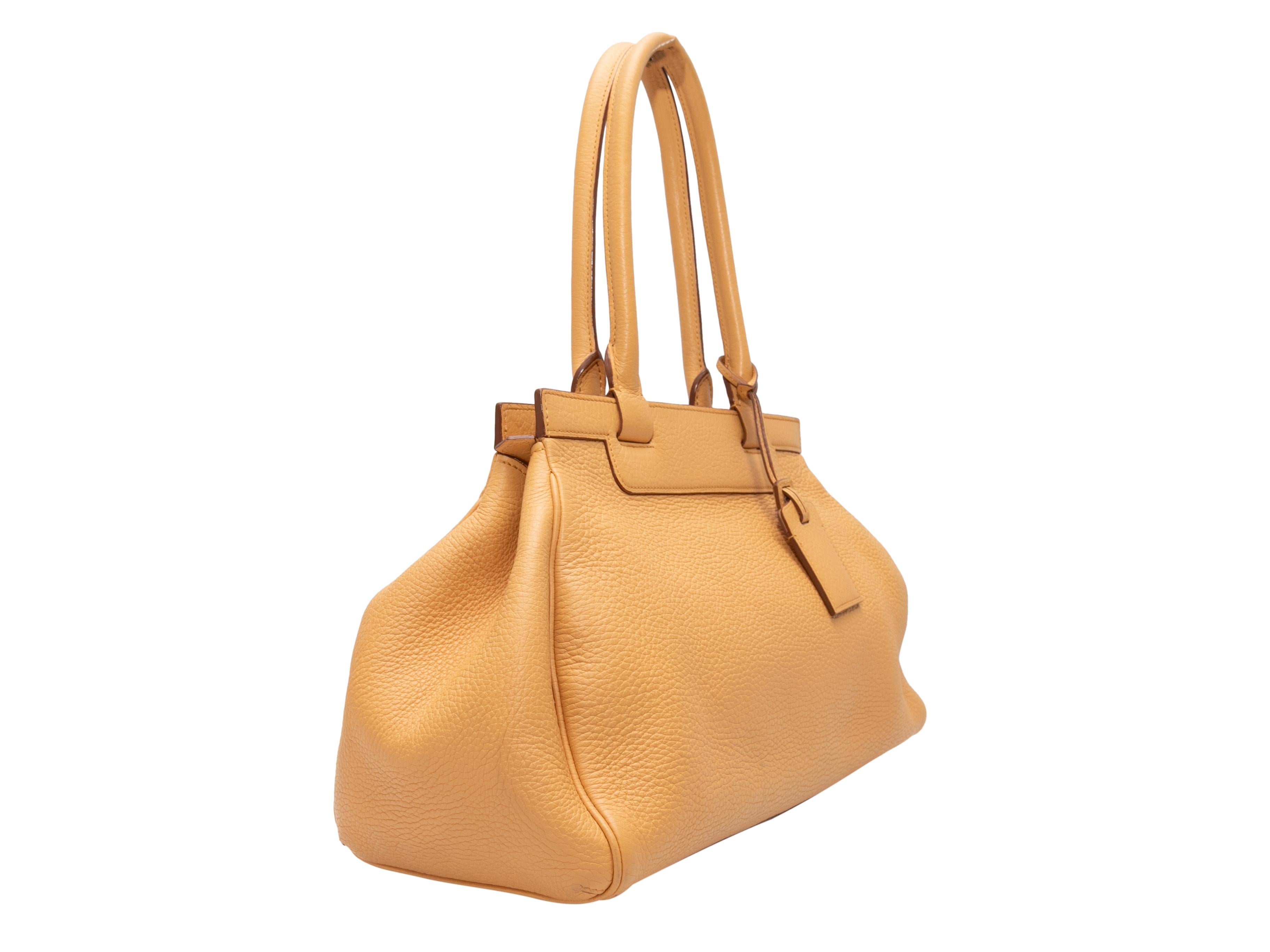 Tan Moynat Pauline Leather Shoulder Bag For Sale 1