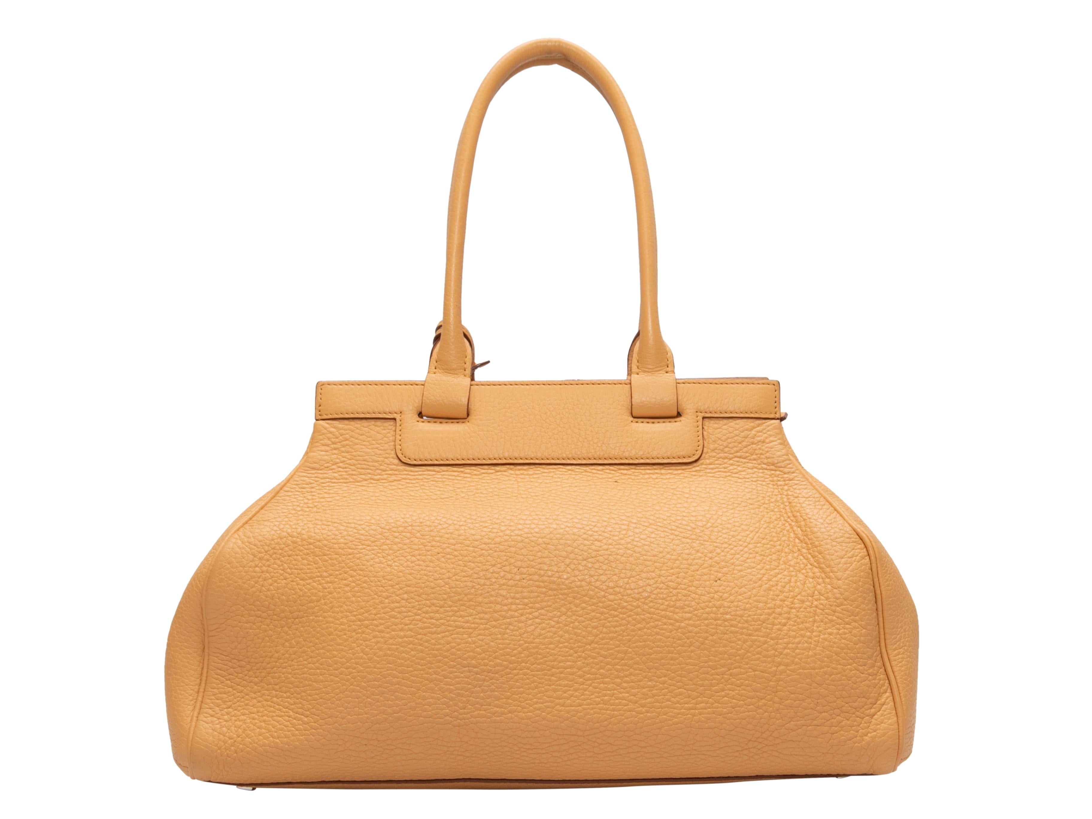 Tan Moynat Pauline Leather Shoulder Bag For Sale 2