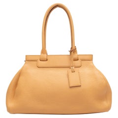 Tan Moynat Leather Shoulder Bag