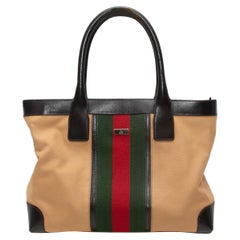 Borsa Gucci Web Tan e Multicolore