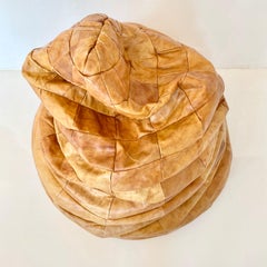 De Sede Tan Patchwork Leather Bean Bag