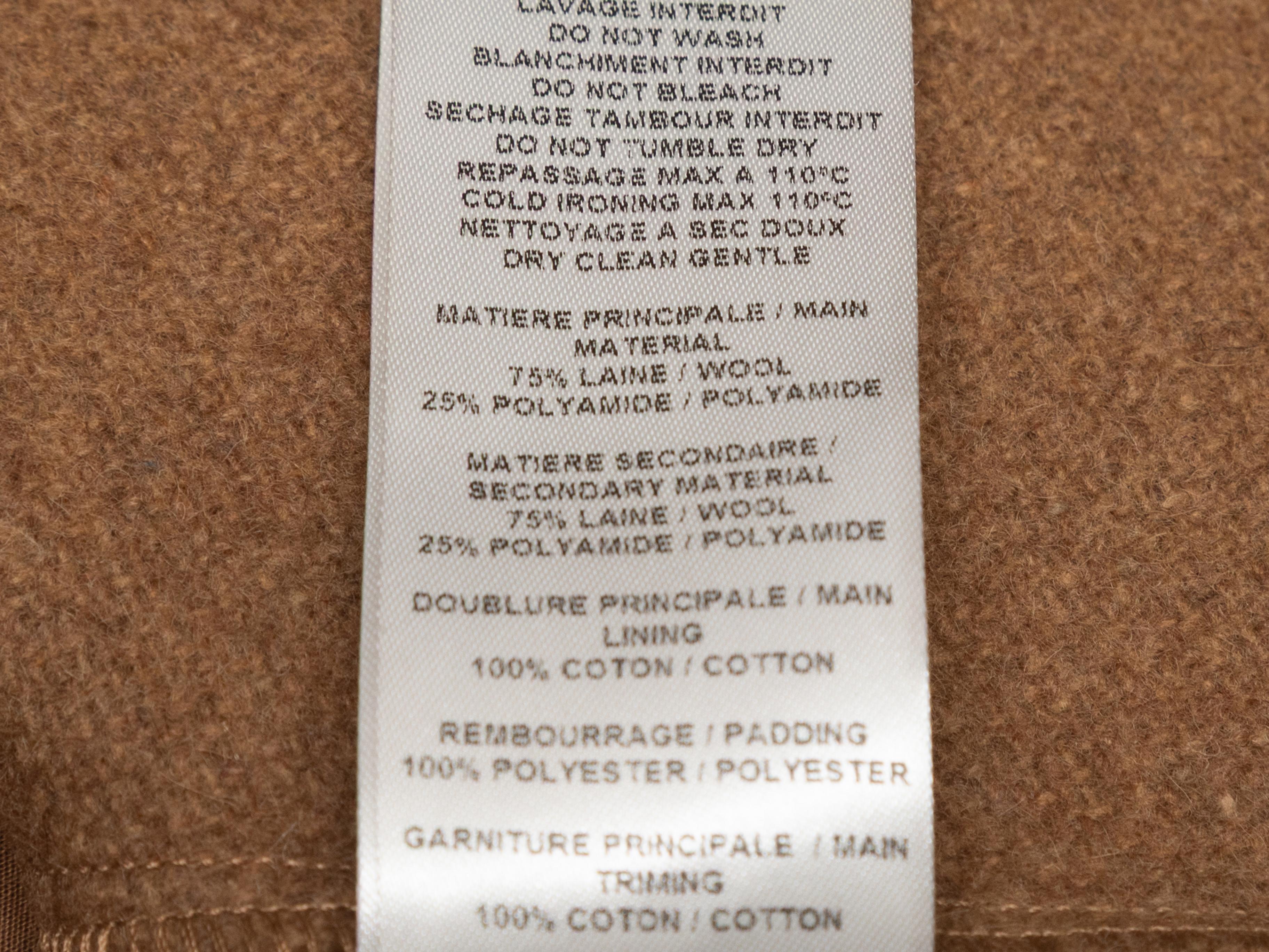 Capo in lana con cappuccio Tan See by Chloe taglia M.L.A. in vendita 2